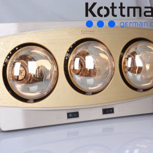 Đèn sưởi nhà tắm Kottmann 3 bóng K3BH ( Hàng chính hãng)